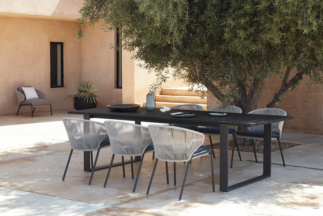 Обеденный стол pwi lava f10 270см x 107см Manutti Prato MNST238 - Вид №9