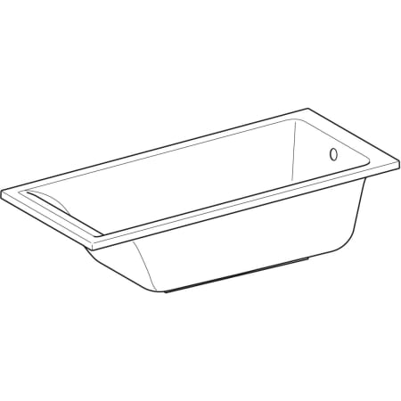 554.302.01.1 Прямоугольная ванна Geberit Renova Plan Geberit  - Вид №11