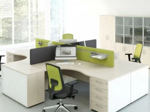 MDD Множественное рабочее место со звукопоглощающими перегородками Ogi