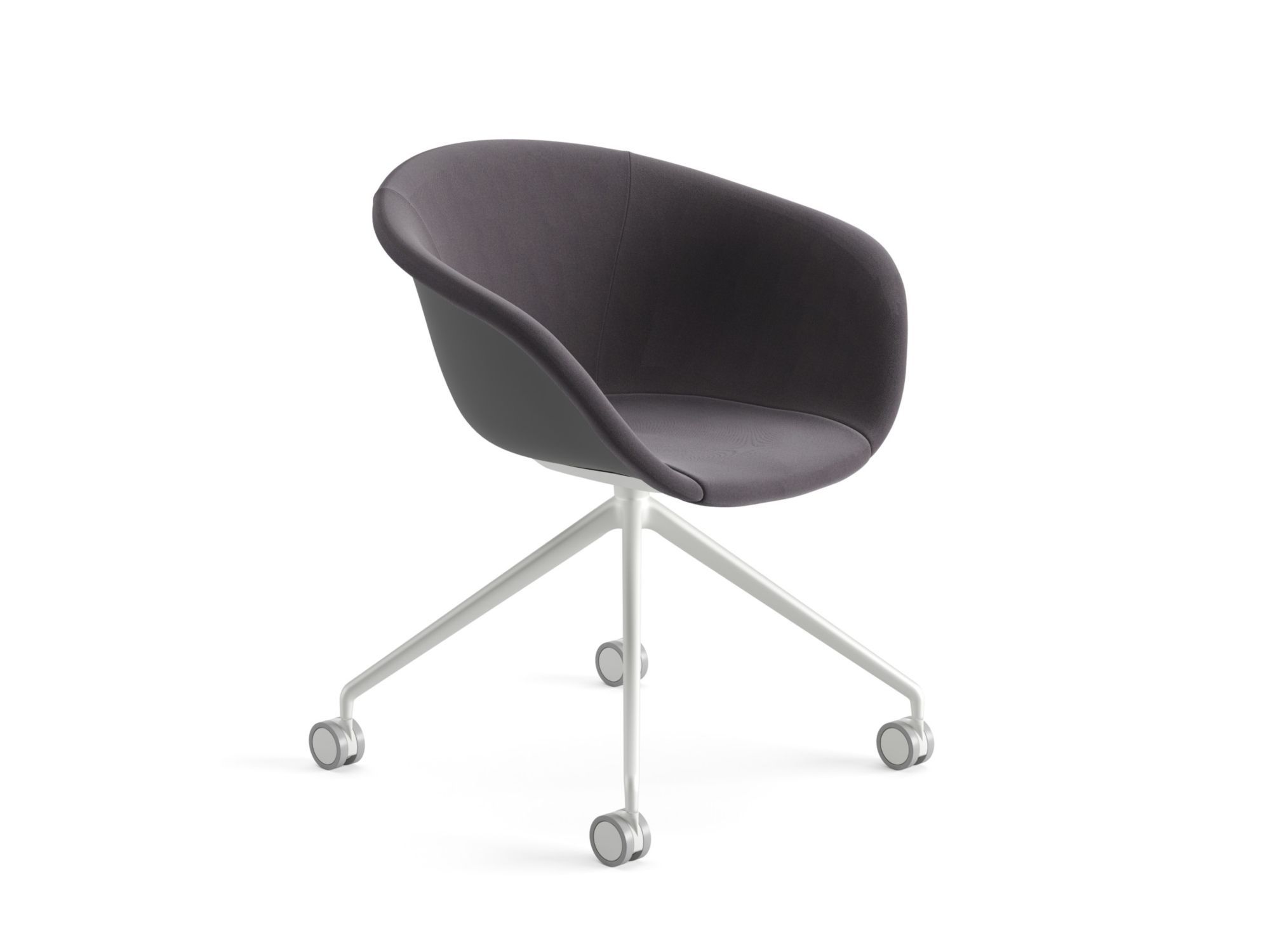 Стул с 4 спицами, частично покрытый тканью Arper Duna 02 ARCH-00120101 - Вид №3