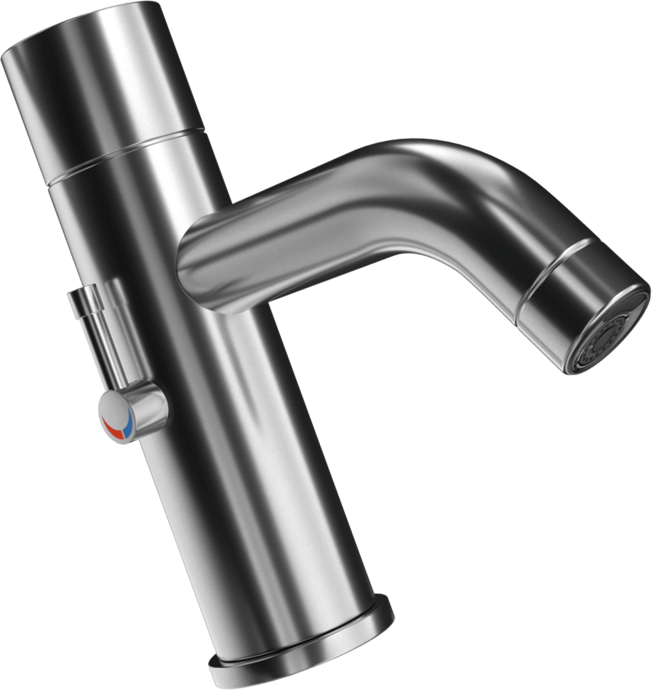 R311-S Сенсорный смеситель, устанавливаемый на палубе, с рычагом регулировки температуры