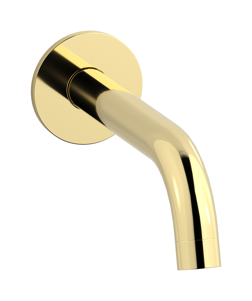 Длинный настенный излив для ванны WE ARE IB mt328ii_23 Pale Gold MilanoTorino 