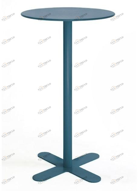 iSimar Круглый садовый стол из оцинкованной стали Antibes 9013 / 9014