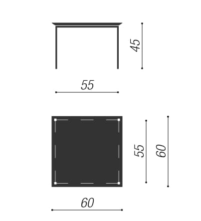 Прямоугольный стол из стали и дерева Moschella Kube ARCH-00038774 - Вид №5