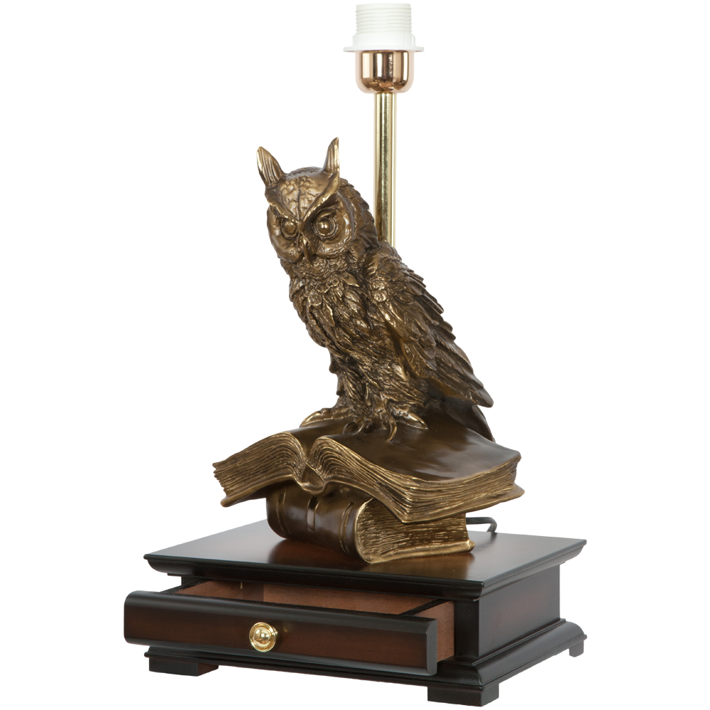 33006/1,34074 Настольная лампа с бюро Ученый Филин Классика Поталь BOGACHO 4627138211540, 4627155810771 - Вид №8