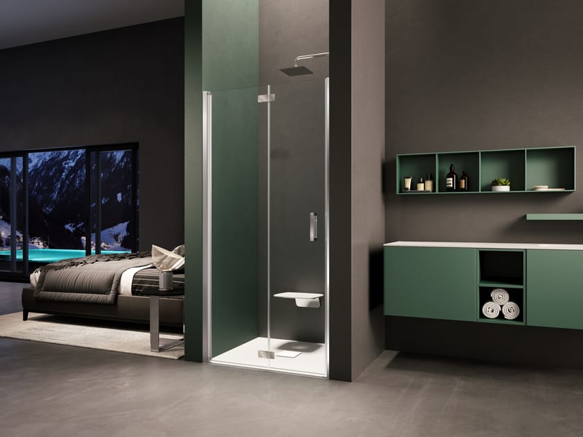 Стеклянная ниша душевая кабина с распашной дверью Provex Industrie ARCH-00086333