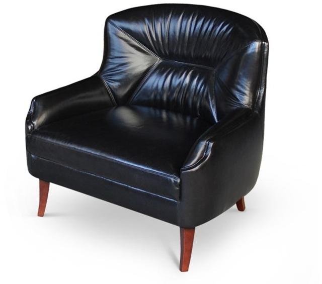 Porustudio Мягкое кожаное кресло с подлокотниками sun-id-1373117 - Вид №1