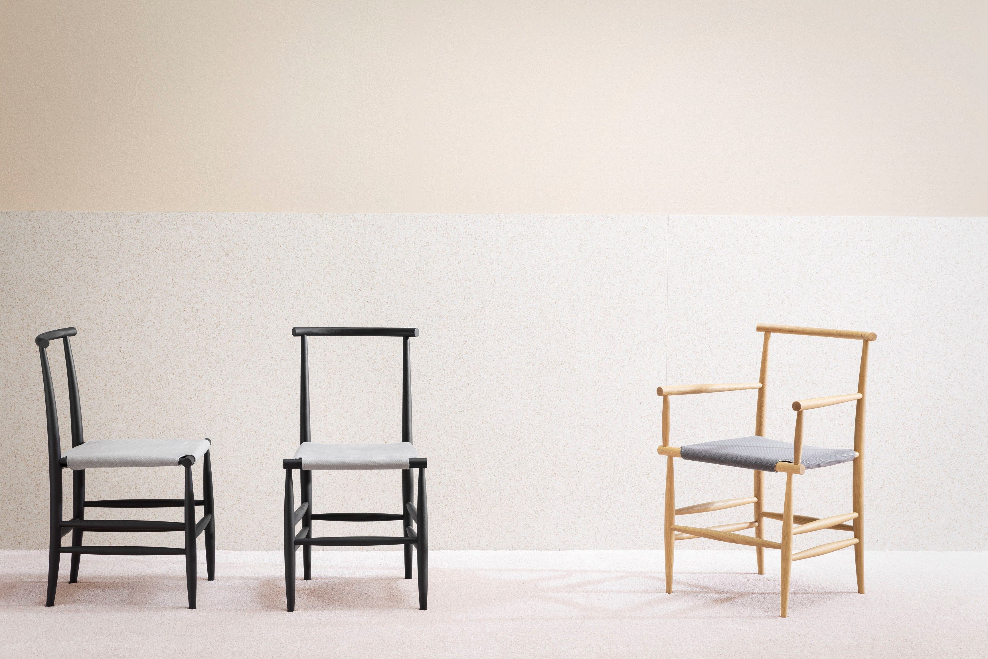 Стул из массива дерева Miniforms Красная Кожа ARCH-00093560 - Вид №5