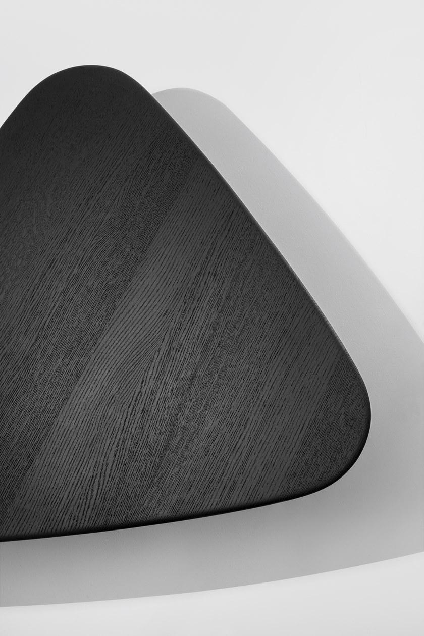 ZEITRAUM Низкий треугольный журнальный столик из массива дерева sun-id-1379651 - Вид №2