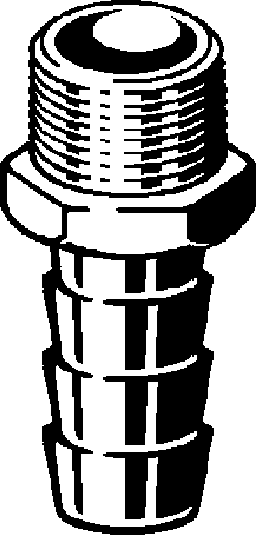 Viega Шланговый штуцер 1845 (101442) 101 442 - Вид №1