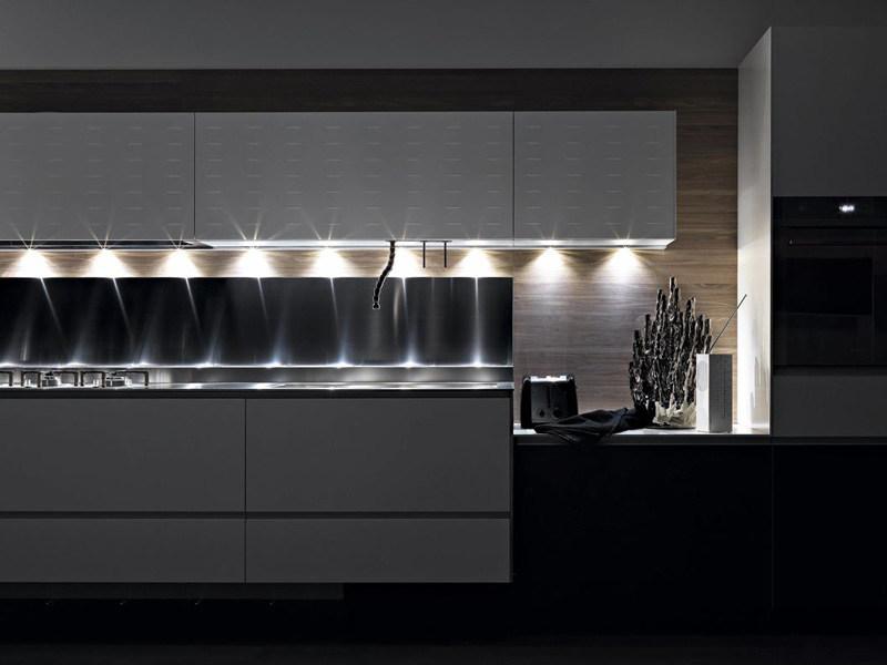 VALCUCINE Кухня из алюминия, окрашенного в белый цвет Riciclantica sun-id-1430428 - Вид №1