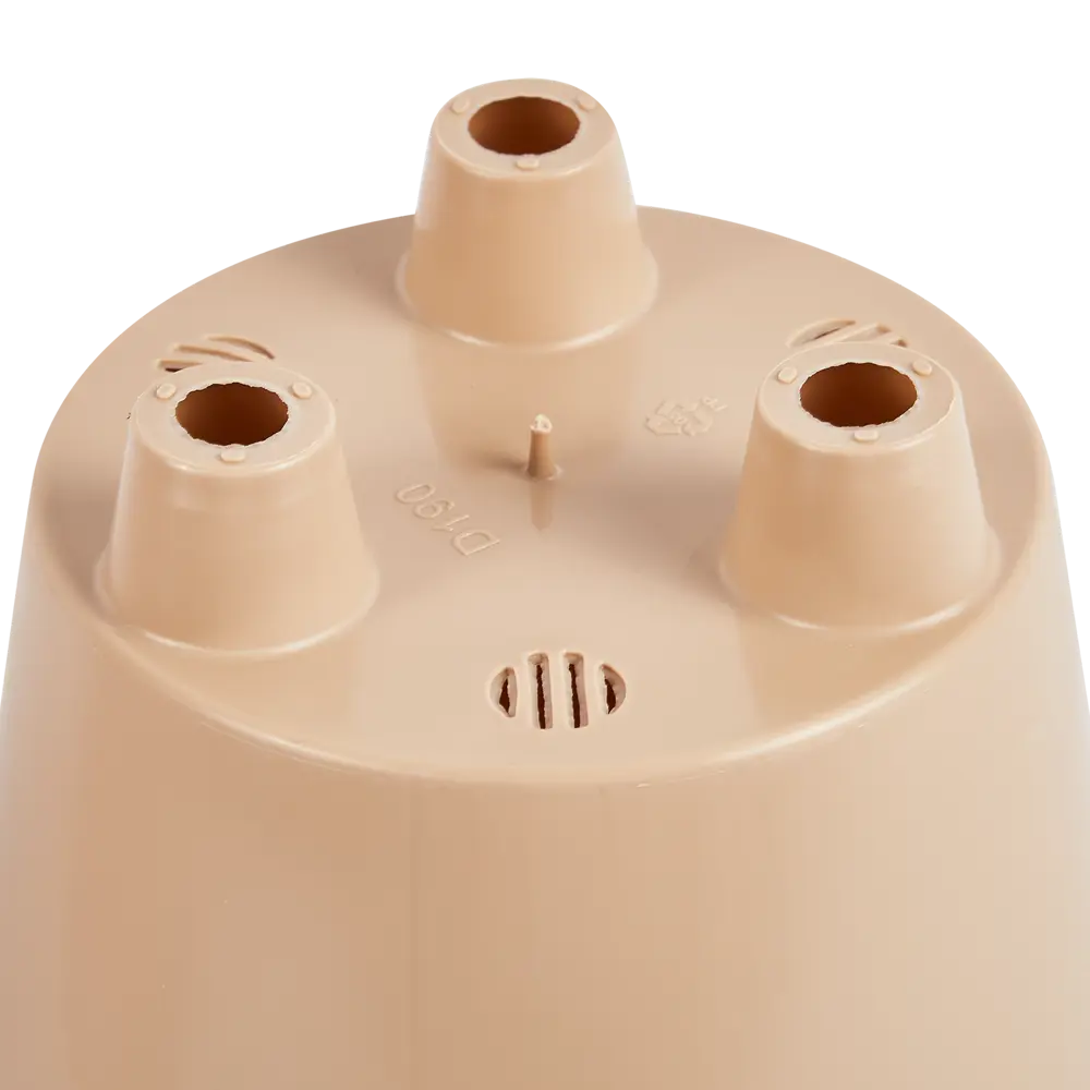 Горшок цветочный Ingreen Sand ø19 h17.7 см v3.3 пластик кремовый STLM-2020337 - Вид №4