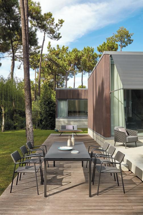 MNST32 Стул белый веревка 11мм серебристый Manutti Echo - Вид №12