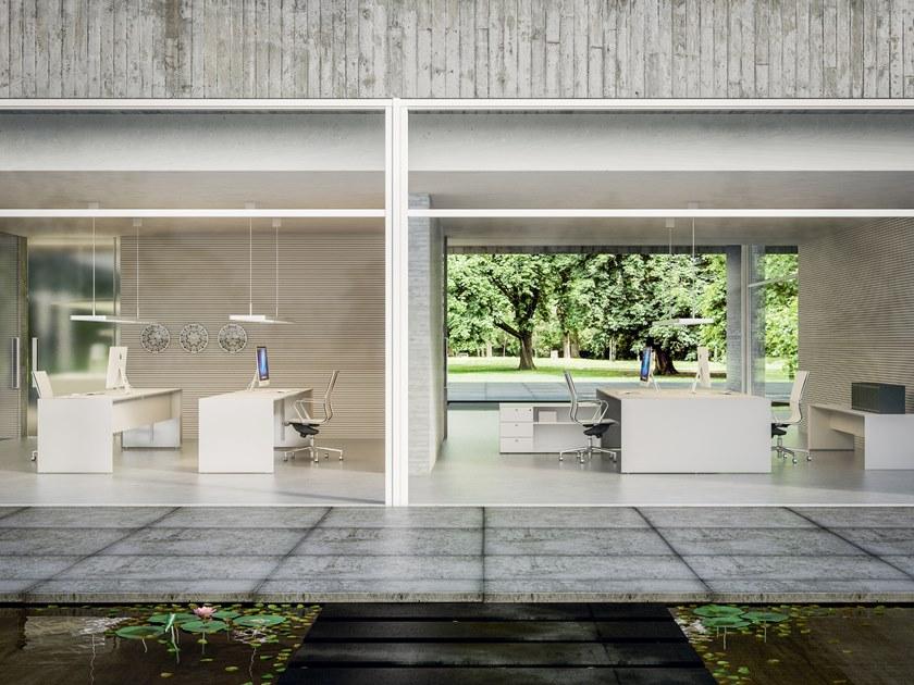 FANTONI Прямоугольный рабочий стол Quaranta5 F83dk100 - Вид №1