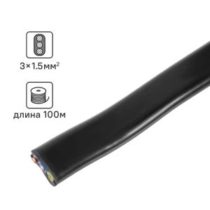 Кабель Ореол ВВГпнг(A) 3х1.5 100 м ГОСТ 14129331 STLM-2118227