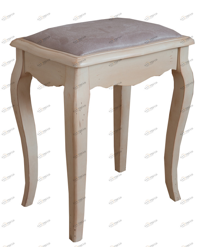 Табурет Mobilier de Maison с мягким сиденьем ДОМАШНЯЯ ОБСТАНОВКА MOBILIER DE MAISON 017198 Белый;бежевый Santreyd 