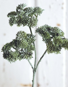 6699 819 a3 Ветка очитка искусственная, 32 см, матово-зеленый H-andreas