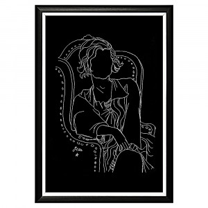 75363_1818 Арт-постер «Коко Шанель,1932 (инверсия)» Object Desire