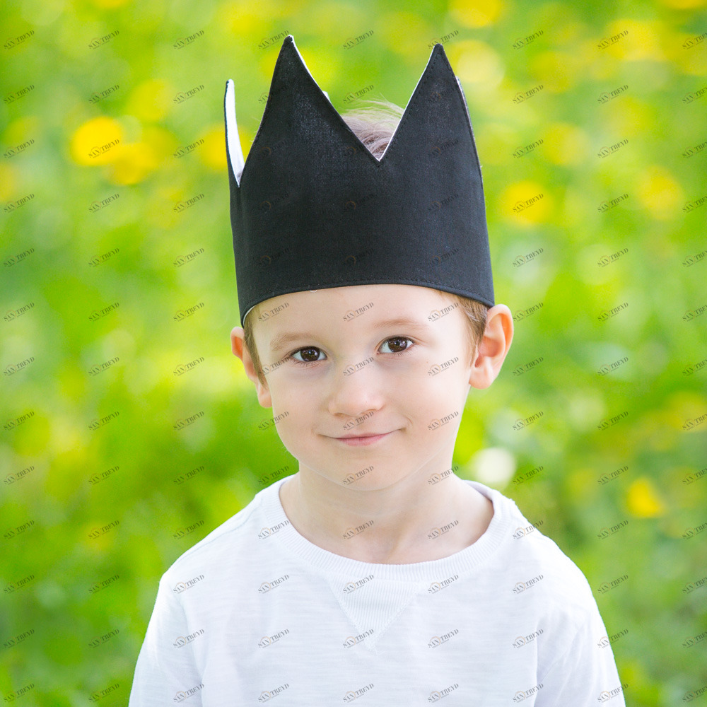 Детская корона Black&White VAMVIGVAM BLACK&WHITE 281510 Белый;черный Santreyd 