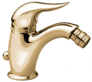 44004BR Смеситель Duka с донным клапаном для биде, цвет бронза