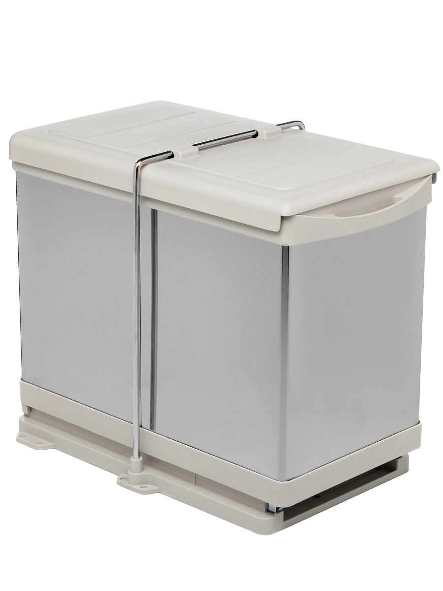 Контейнер для мусора на дверцу Alpha 400/17 Metallic Grey NAVAKO 10012 - Вид №1