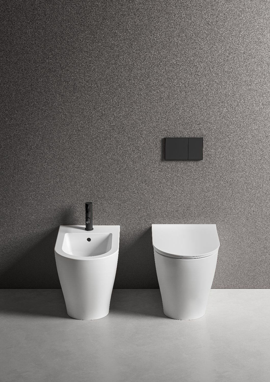 Туалет провод керамическая стена Ceramica Dolomite круглый мирт ARCH-00054328 - Вид №3