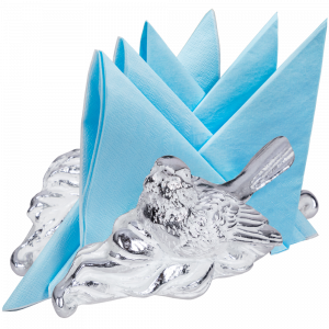 72022 Держатель для салфеток Птичка Сильвер BOGACHO