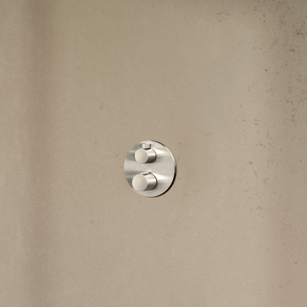 Скрытый термостат с однофункциональным регулятором громкости - Светлое золото DornBracht 36425970-26 - Вид №1