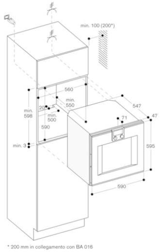 Gaggenau Встроенная духовка с сенсорным экраном Serie 400 Bo421102 - Вид №1