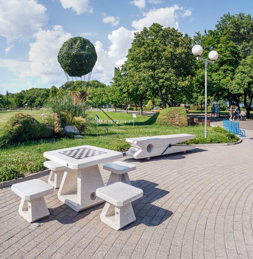 ENCHO ENCHEV - ETE Бетонная скамейка без спинки  138  - Вид №2