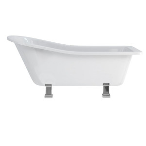 Burlington Тапочки для ванны Harewood со стандартными ножками с ножками Period в Chrome E1 E9 CHR