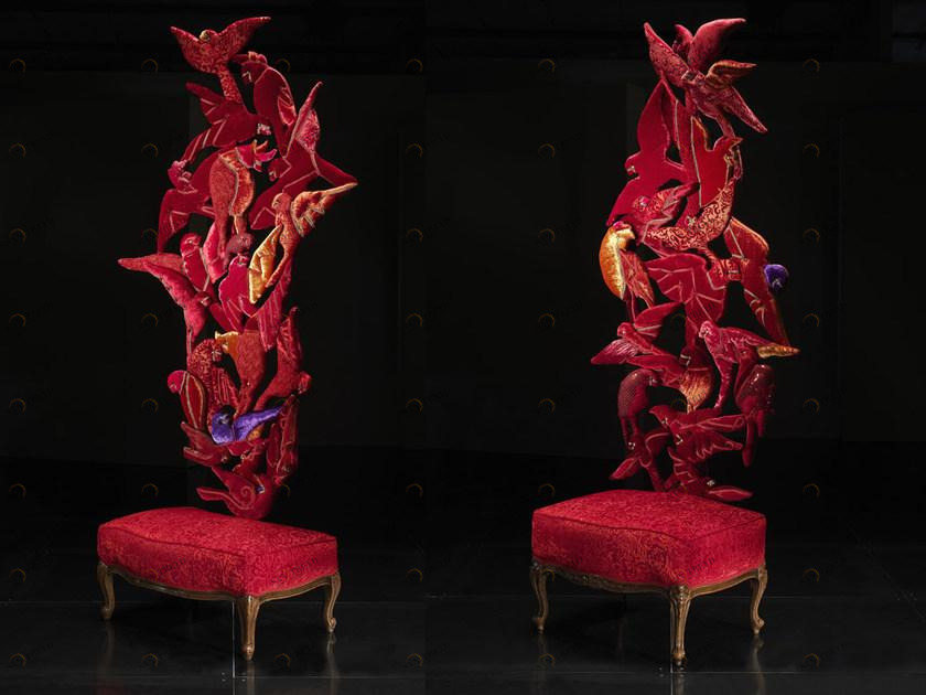 Mirabili Низкий табурет, обитый бархатом Carla tolomeo sun-id-1500860