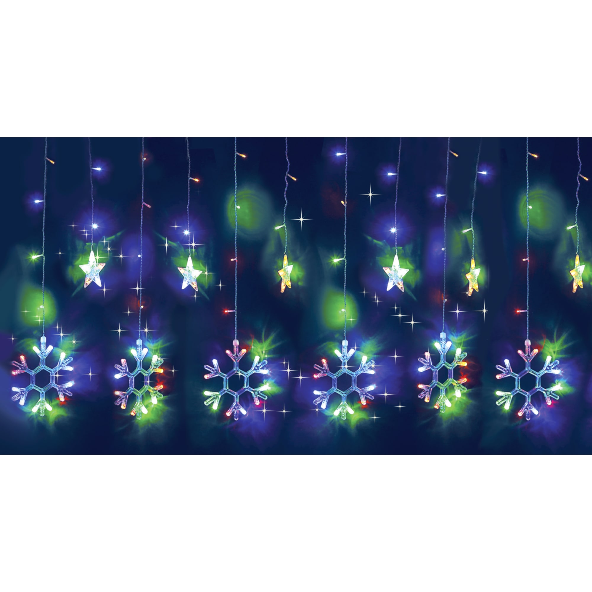 82309533 Электрогирлянда комнатная «Занавес» 2.5x1 м 150 LED мультисвет IP20 Santreyd  - Вид №4
