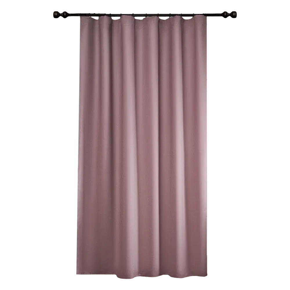 KREAFORTA Manchester - бархатная штора серо-розового оттенка 200x280 см 89401546 STLM-1563563 - Вид №2