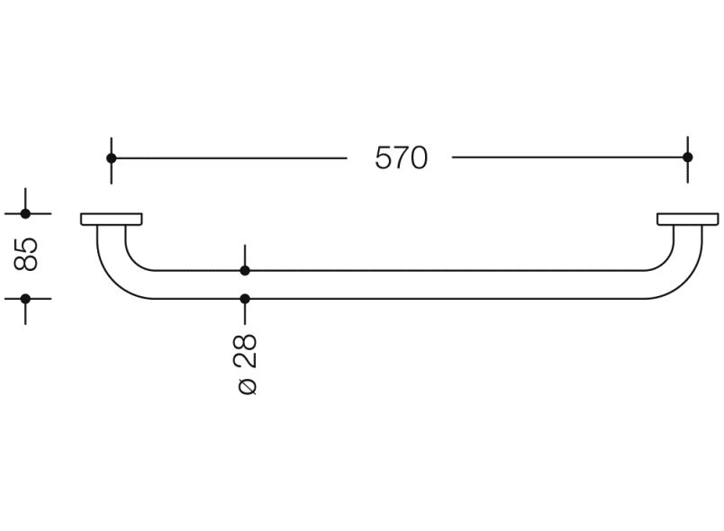 477.30.100 держатель для банного полотенца HEWI Serie 477/801  - Вид №3