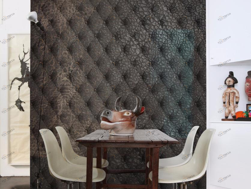 Inkiostro Bianco Геометрические панорамные обои с эффектом ткани Collection 2015 sun-id-1503544