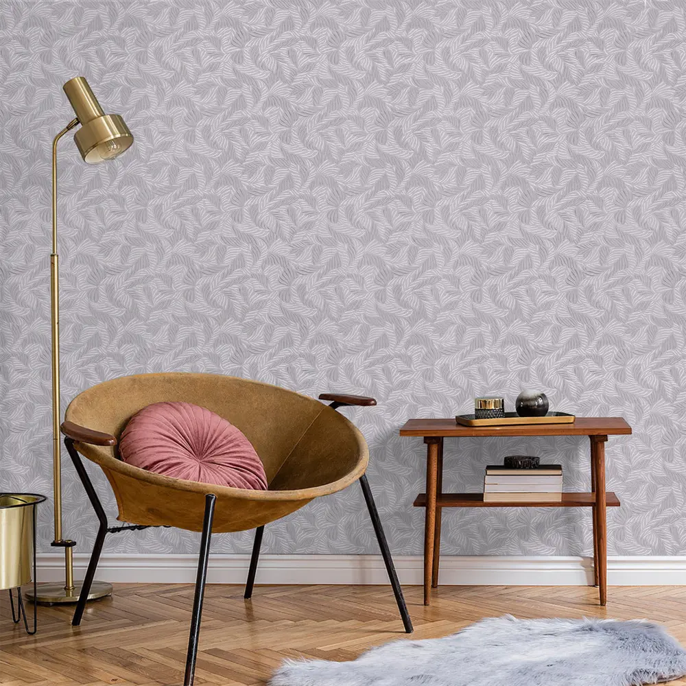 Обои флизелиновые Ateliero Pola серые 1.06 м 38347-06 STLM-2164842 - Вид №2