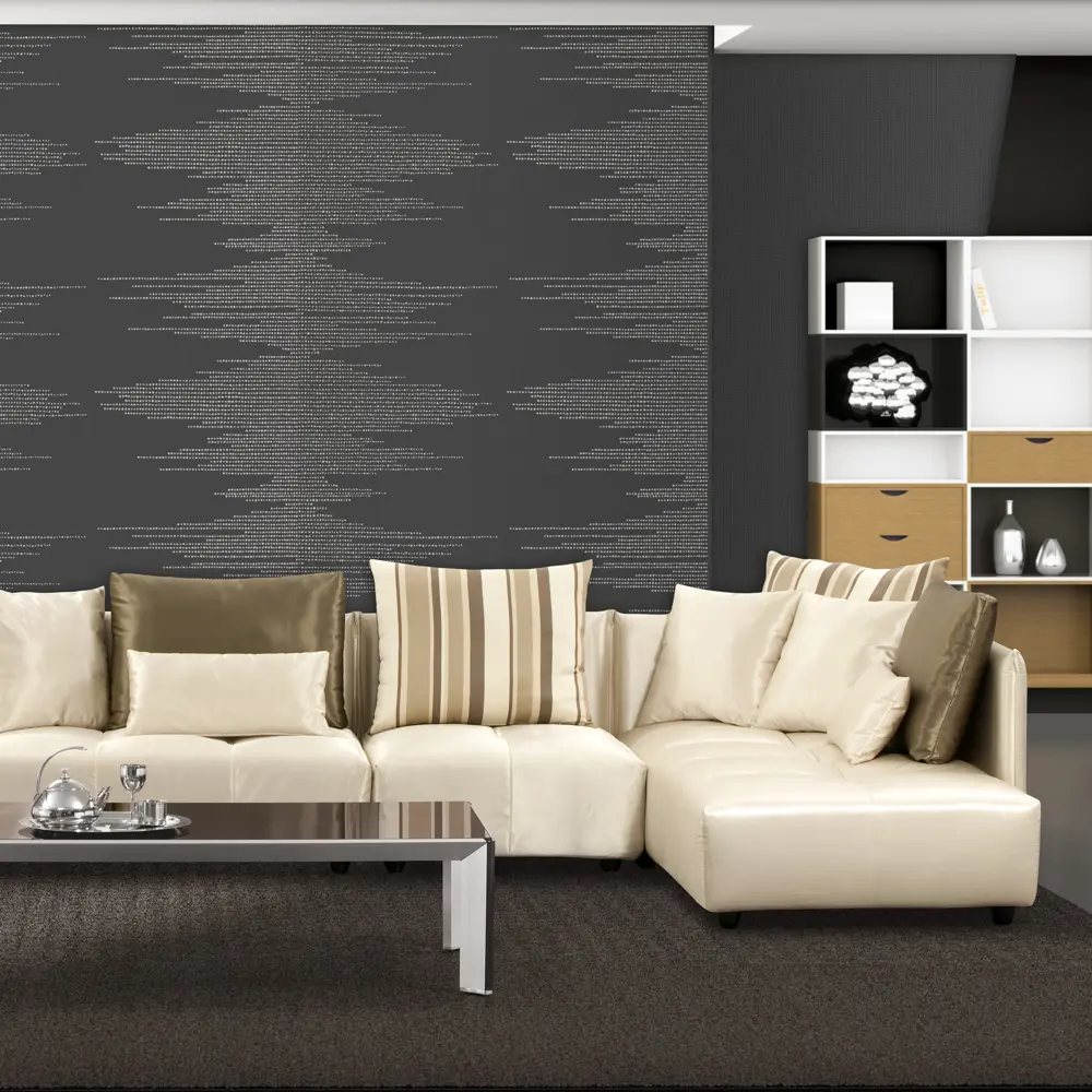 Обои флизелиновые Erismann Pixel черные 1.06 м ЭР60255-05 STLM-2198634 - Вид №4