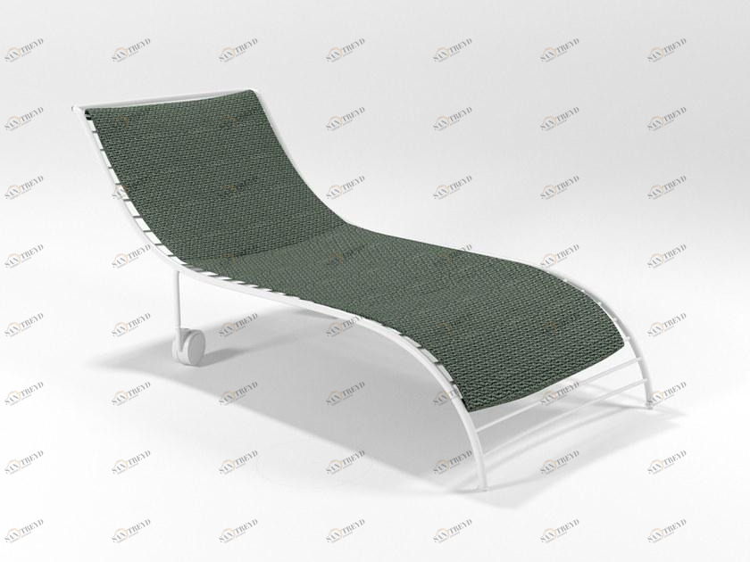 Barel Шезлонг из цельного чугуна, кованный вручную с подушкой sun-id-1420049