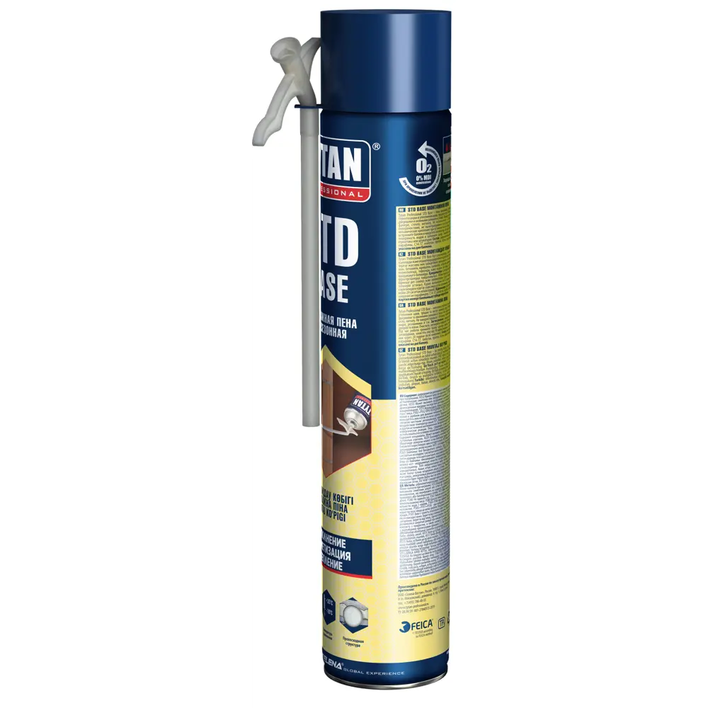 Пена монтажная бытовая Tytan Std Base выход пены 40 л всесезонная 750 мл STLM-2078672 - Вид №1