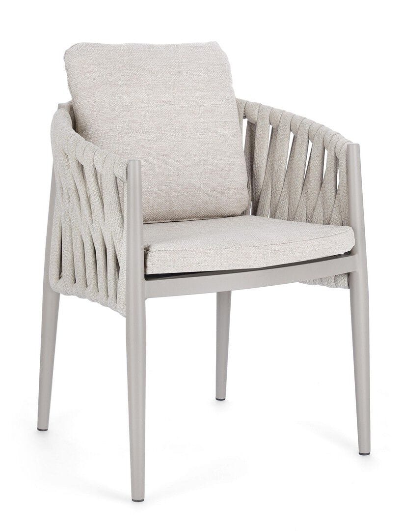 Веревочный садовый стул со встроенной подушкой BIZZOTTO Jacinta ARCH-00039925 - Вид №20