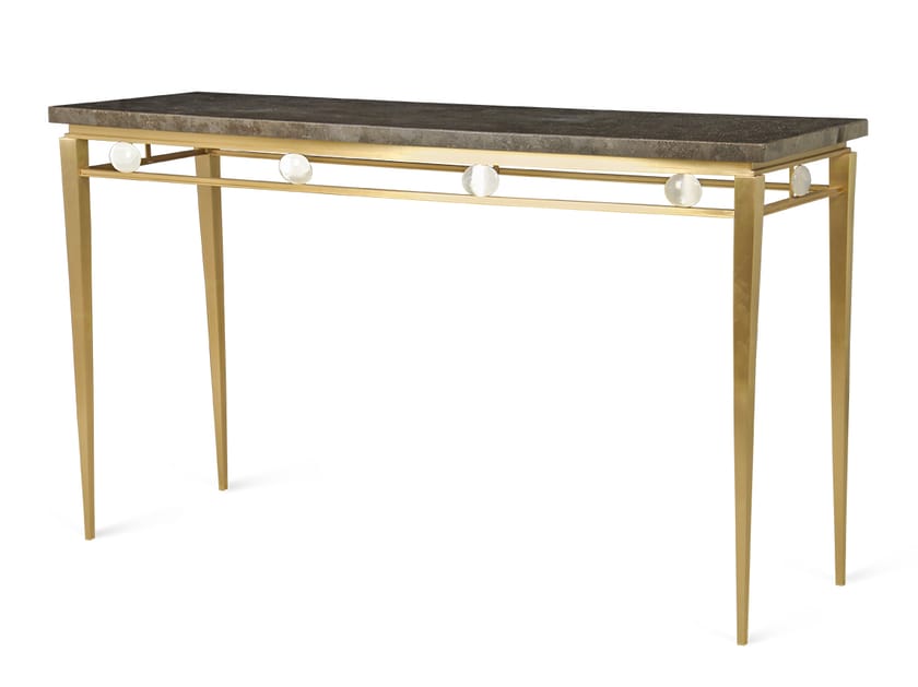 Прямоугольная консоль из латуни и мрамора JOSÉ LEITE DE CASTRO Wintour ARCH-00086338