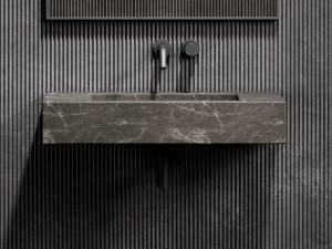 Мраморная прямоугольная подвесная раковина