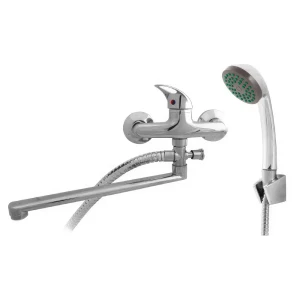 Смеситель для ванны универсальный цвет хром