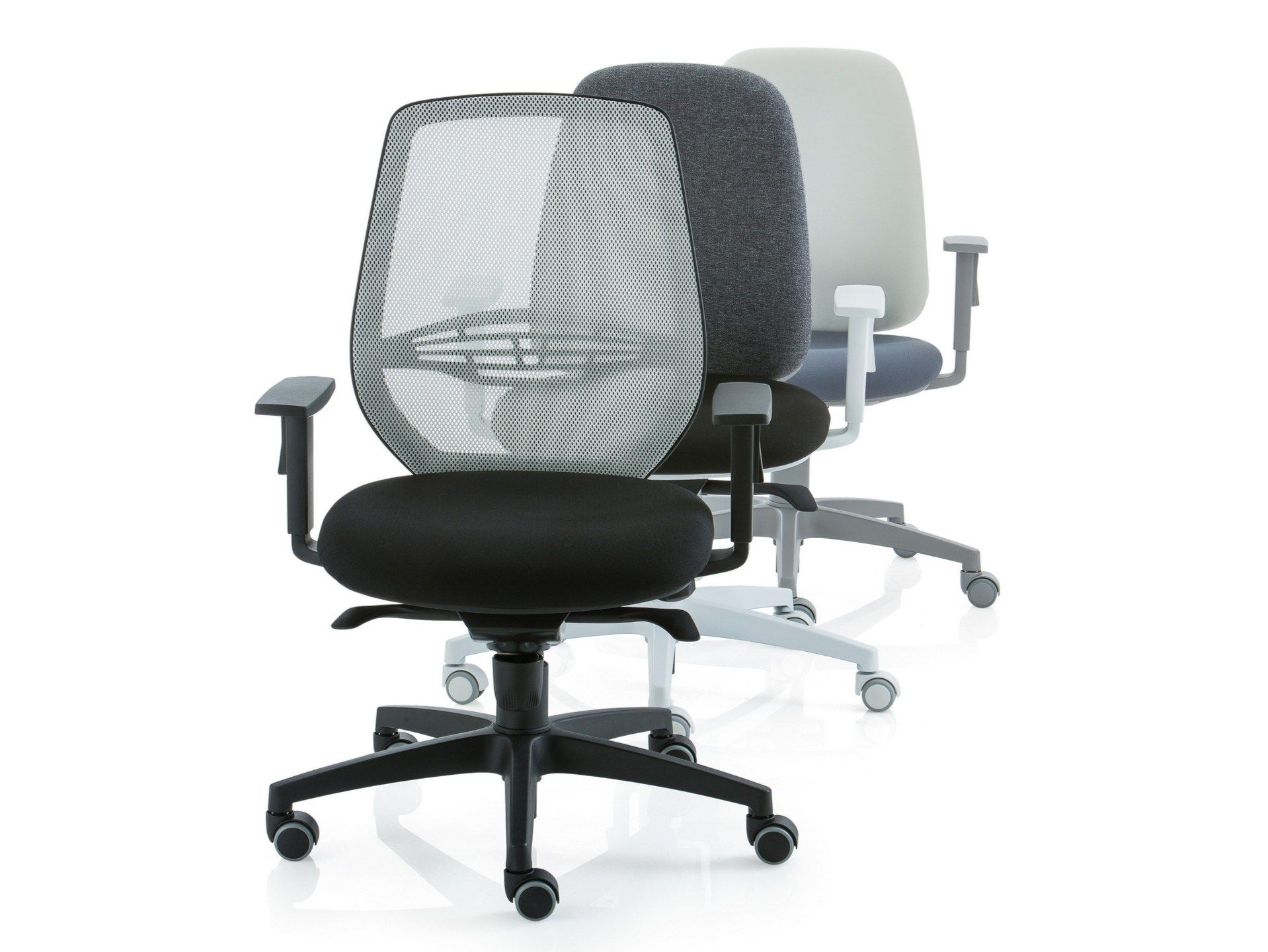 Офисное кресло с сетчатым подлокотником с 5 спицами Luxy Post ARCH-00038146 - Вид №1