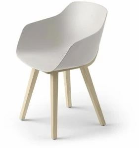 ALKI Экологический пластиковый стул с подлокотниками Kuskoa bi