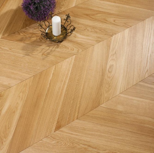 Паркет Ёлка Coswick Дуб Селект (Гладкая) 320х82,55 мм 11281101 - Вид №3