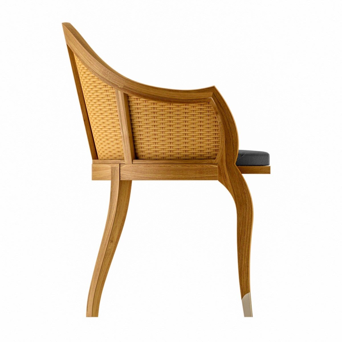 Стул для сада из тикового дерева с подлокотниками ASTELLO Тюльпан ARCH-00097754 - Вид №3