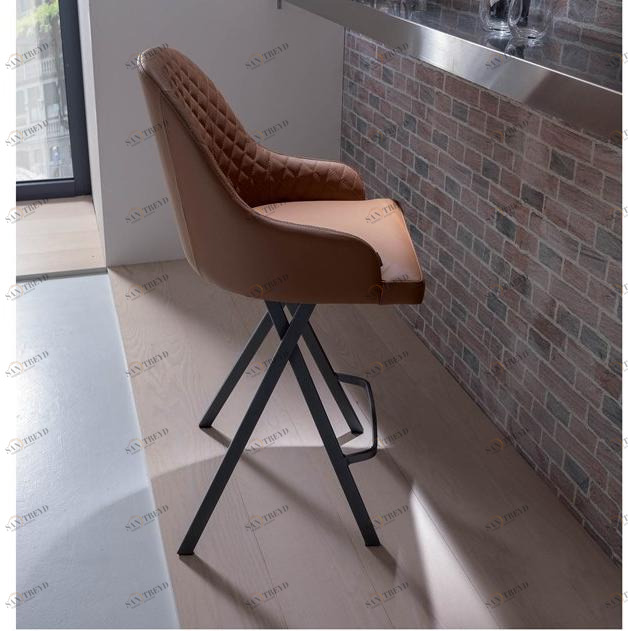 Ozzio Italia Высокий табурет, обитый кожей  S506 