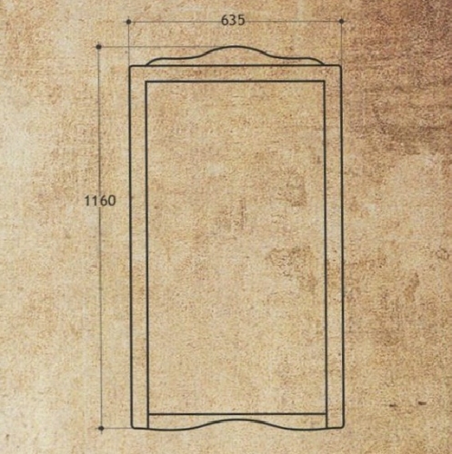 Зеркало MIGLIORE Bella ML.BLL-SP447.DS, песочный  - Вид №3